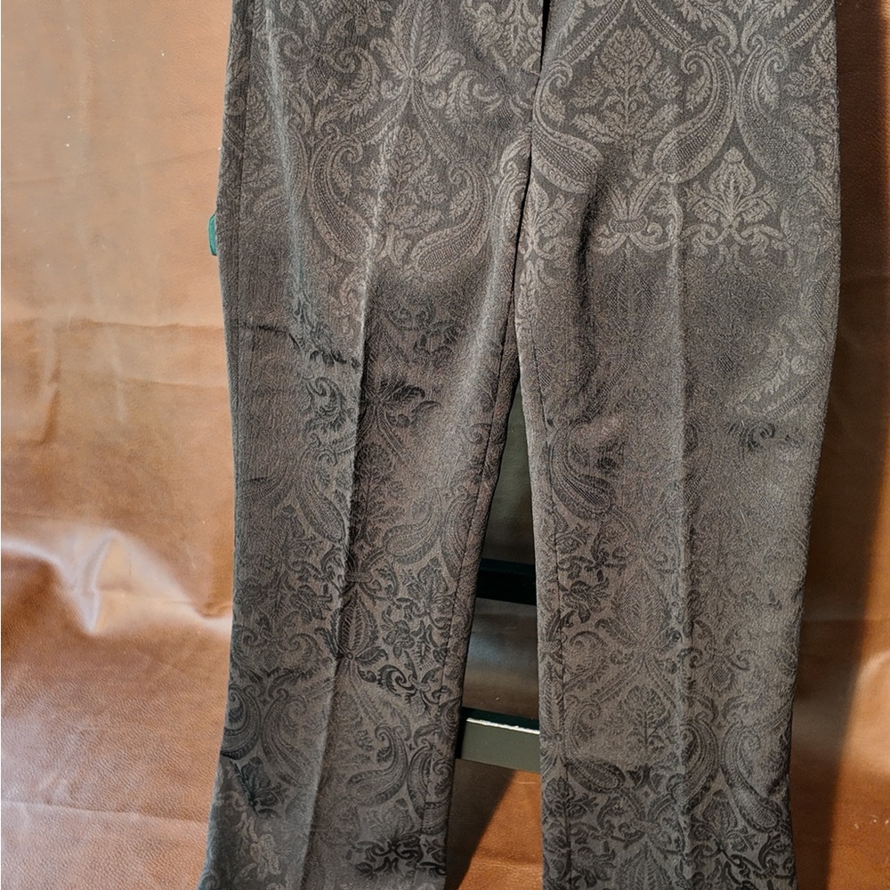 Willi Smith Brown Textured Pants
